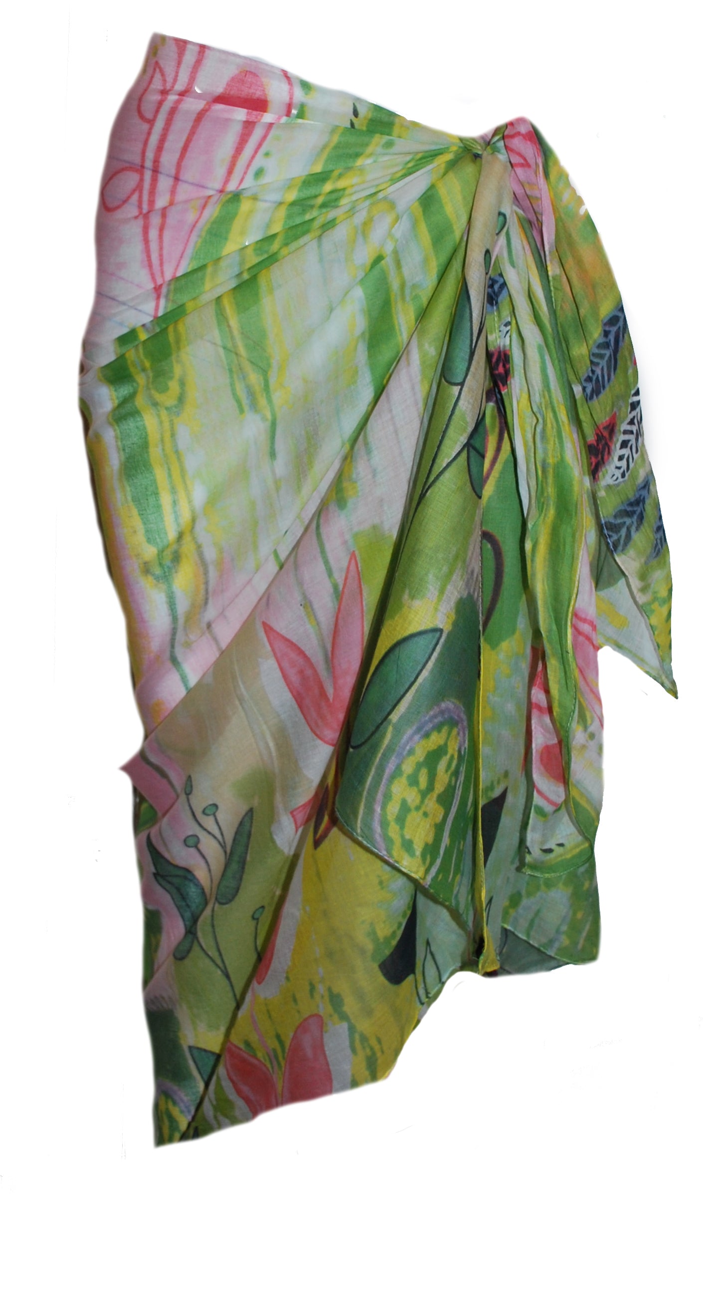 Printed Tulip Cotton Sarong
