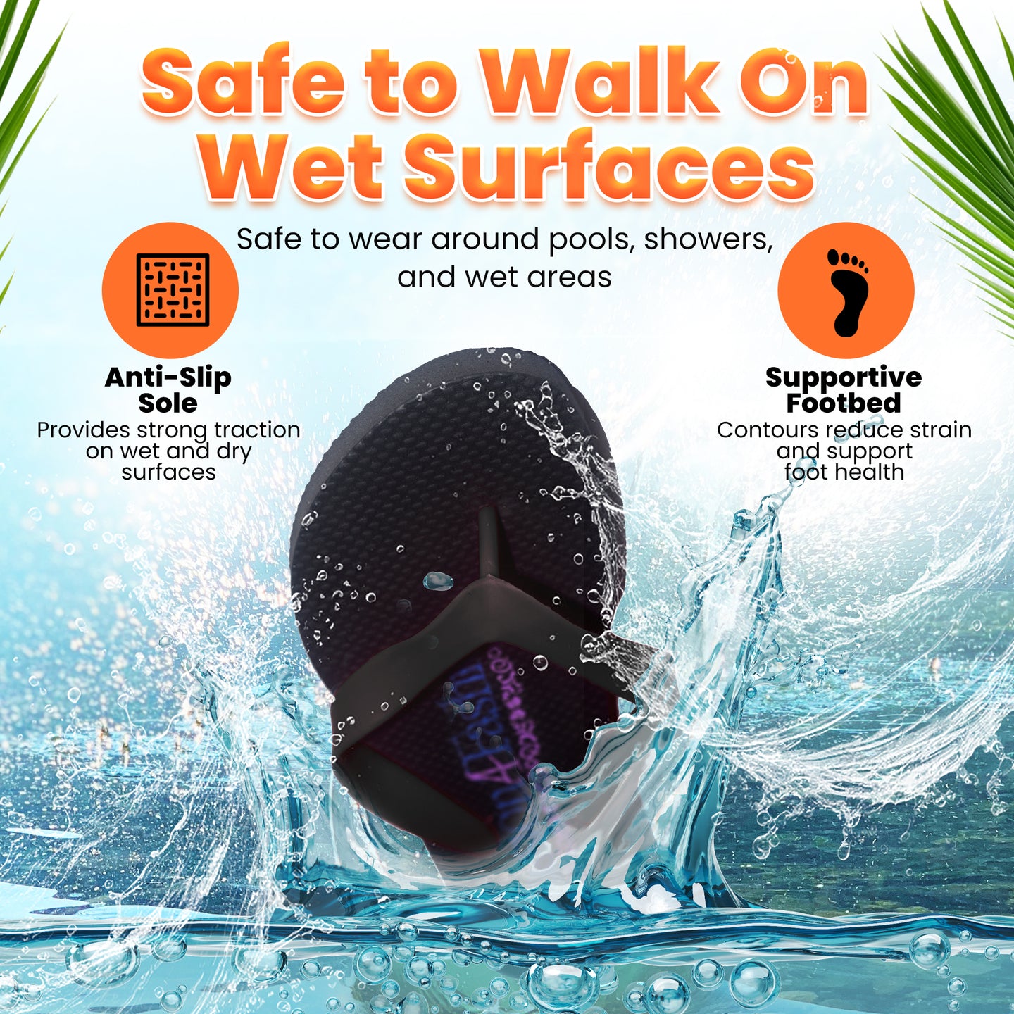 P4F Ladies Flip Flops