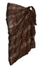 Jungle Elegance Snake Print Cotton Sarong