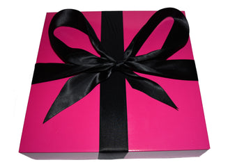 2 Piece Pashmina Gift Box with Hand-Tied Black Bow